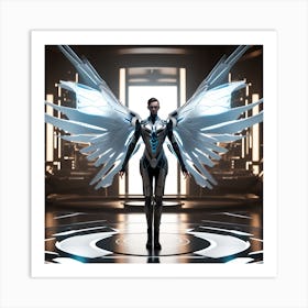 Angel With Wings Art Print