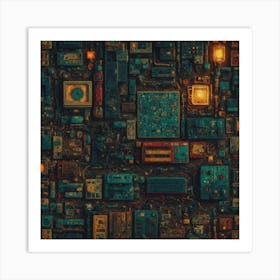 Electronic Circuits Art Print