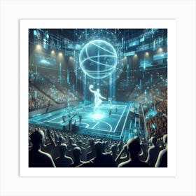 Basketball Arena Art Print