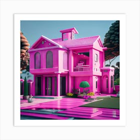 Barbie Dream House (208) Art Print