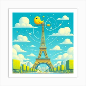 Paris Eiffel Tower 2 Art Print