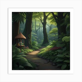 Path To The Forest Art Print