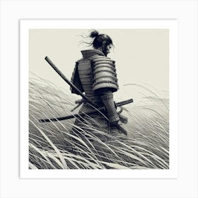 Samurai Art 42 Art Print