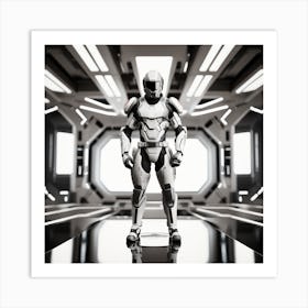 Futuristic Spaceship 53 Art Print