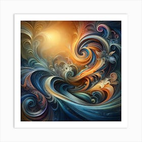 Abstract Painting 106 Art Print