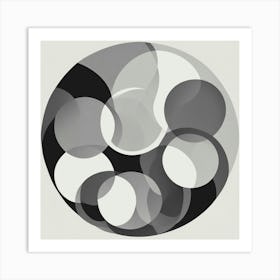 Abstract Circles 17 Art Print