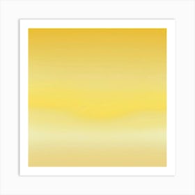 Yellow Abstract Background Art Print