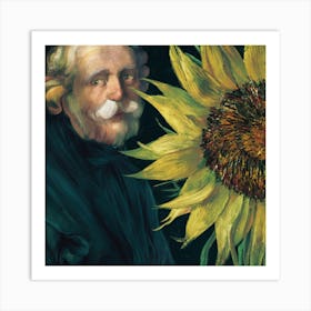 Sunflower By Van Gogh 1 Art Print