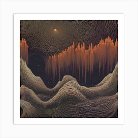 Calm land 1 Art Print