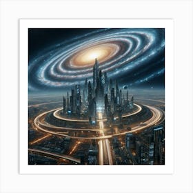 Space City 2 Art Print