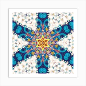 Psychedelic Star 3 Art Print