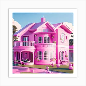 Barbie Dream House (70) Art Print