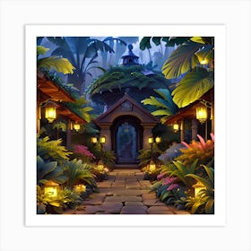 Botanical Gardens 6 Art Print