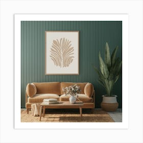 Palm Leaf Print Art Print