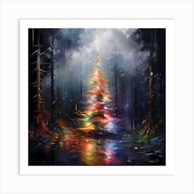 Aydogdu's Enchanted Christmas Palette Art Print