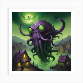 Cthulhu 4 Art Print