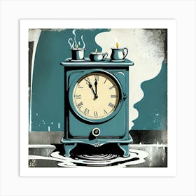 Clock Art Print