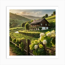 Vineyards In Slovakia Art Print