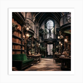 Library 7 Art Print