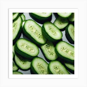 Cucumbers 11 Art Print