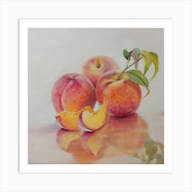 Peaches Art Print