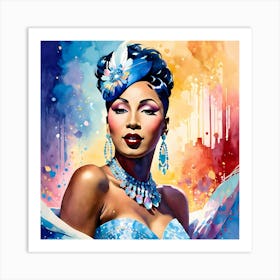 Legendary Josephine Baker Art Print