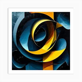 The harmony and contrast Art Print