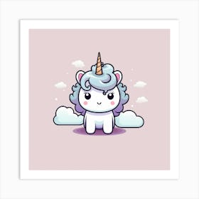 Little Unicorn 5 Art Print