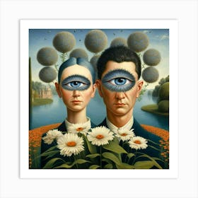 'The Eyes Of Love' Art Print