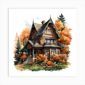 Victorian House 2 Art Print