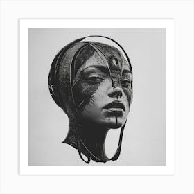 Face Of A Woman 11 Art Print