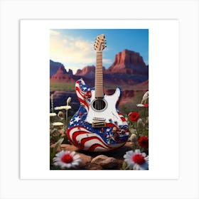 Red, White, and Blues 1 Art Print