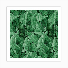 Green Leaves 1 Art Print