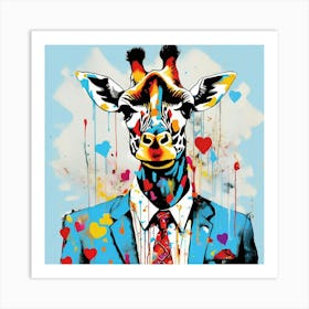 Giraffe 8 Art Print