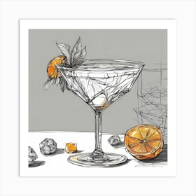 Martini Art Print