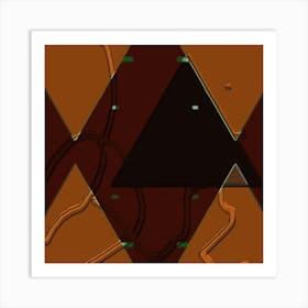 Triangles Art Print