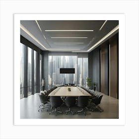 Conference Room Stock Videos & Royalty-Free Footage Art Print