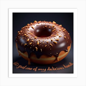 Donut Art Print