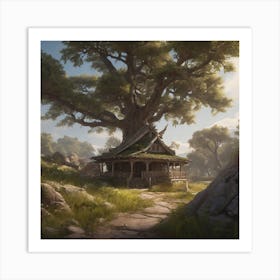 Tree House Art Print