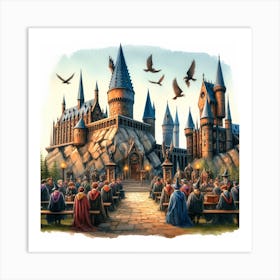 Hogwarts school of Witchcraft 2 Art Print