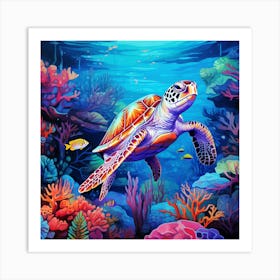 Sea Turtle Art Print