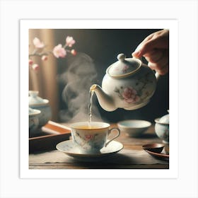 Tea Art 254 Art Print