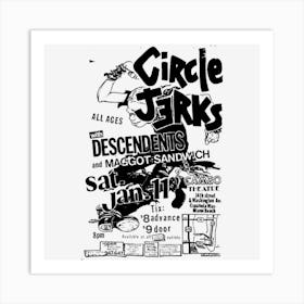 Circle Jerks Art Print