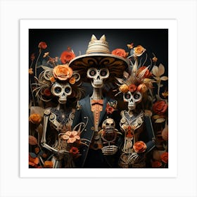 Day Of The Dead 12 Art Print
