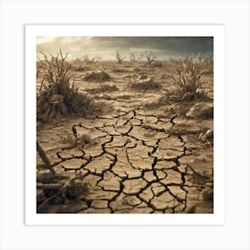 Dry Land 10 Art Print