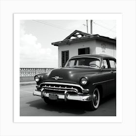 Old Car In Cuba 6 Art Print