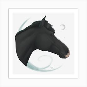 Mystic Stallion by Charley Fox Art Print