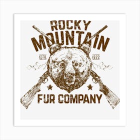 Rocky Mountain Fur Company Art Print