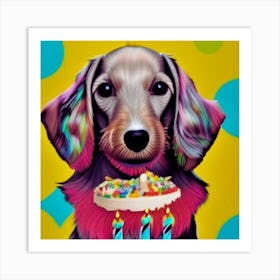 Birthday Dog3 Art Print