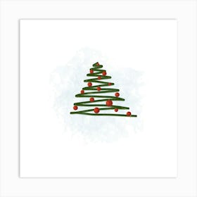 Christmas Tree 1 Art Print